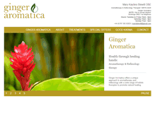 Tablet Screenshot of gingeraromatica.com